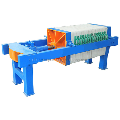 Ручной пластинчатый фильтр-пресс 4 м2 для очистки сточных вод