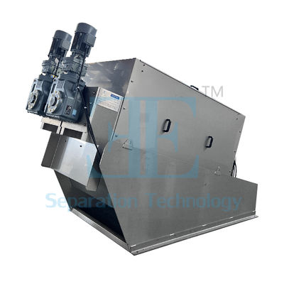 Энергосберегающая винтовая прессовая машина для обезвоживания ила 1 кВт 220В-380В