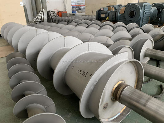 12000L/H Слюнный отводный винтовой пресс очистка сточных вод Слюнный винтовый пресс