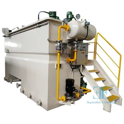 Низкое содержание растворенного воздушного флотации 3.75kw мощность насоса и 0.75kw мощность агитатора