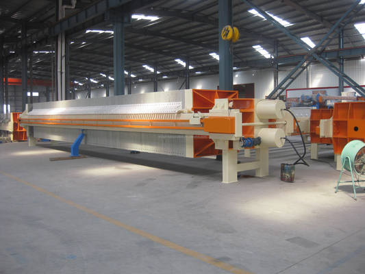 Ручной гидравлический фильтр-пресс 6м2 для обезвоживания осадка 220В-415В